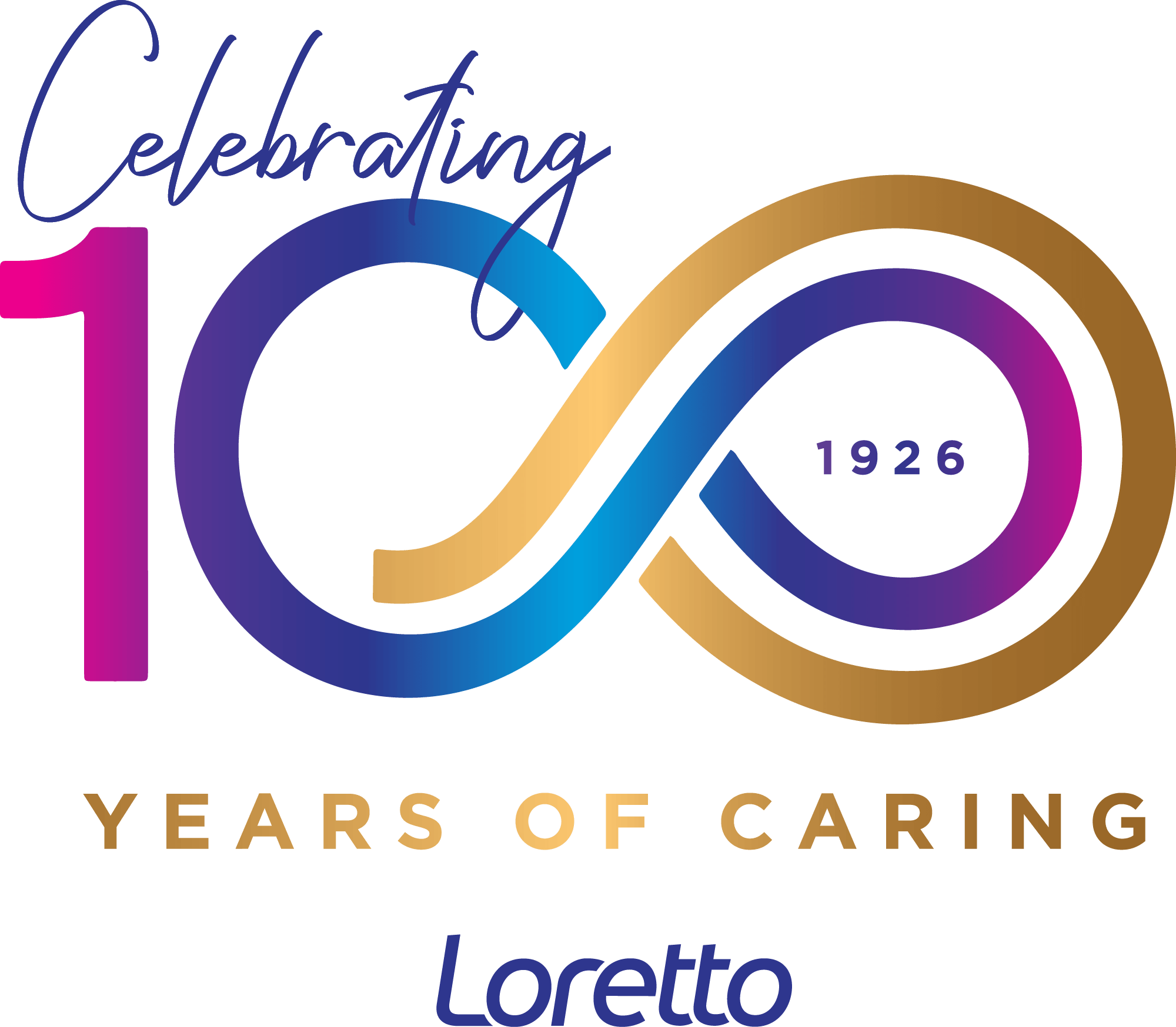 Loretto-Foundation-100-years-Logo-Final-color