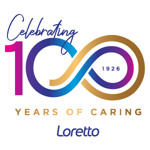 Celebrating 100 Years of Caring logo