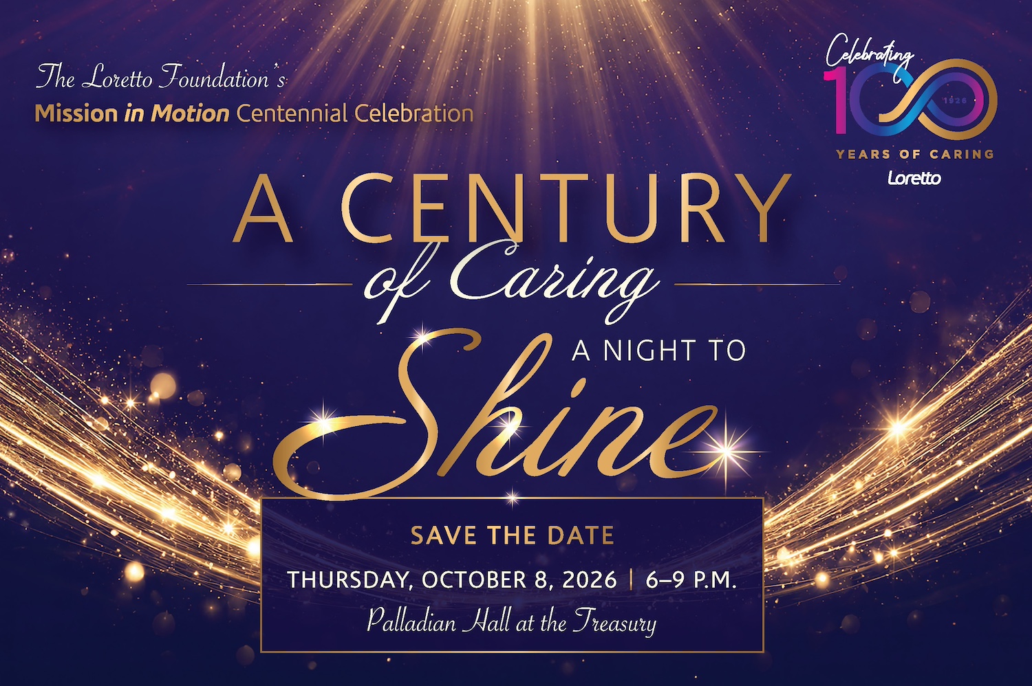 Mark your calendar for our 100-Year Centennial Celebration on October 8.