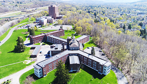 Loretto main campus arial view in Syracuse