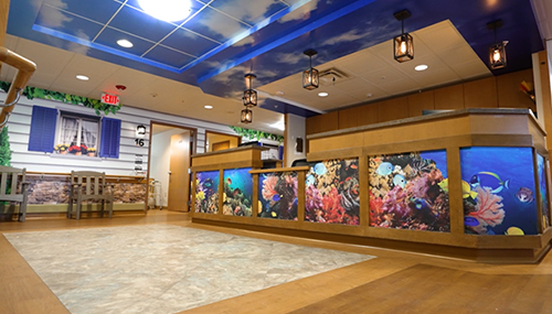 inside of memory special care unit in Auburn, NY